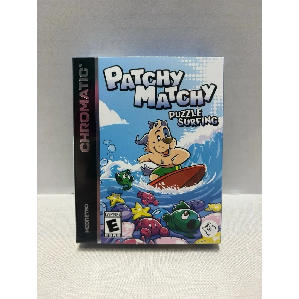 Patchy Matchy Puzzle Surfing - Game Boy - Modretro Chromatic - NEW SEALED